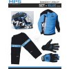 MPS brankársky florbalový set - BLUE/Chrome XS