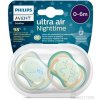 AVENT CUMLÍK Ultra air 0-6m nočný, chlapec na utišovanie, silikón (inov.2023) 1x2 ks Philips Consumer Lifestyle BV