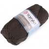 Pletacia priadza Eco - cotton XL 200 g - (777) hnedá