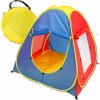 NoName Dětský stan RAINBOW zahradní/vnitřní, modro-žluto-červený.