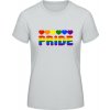 Dámske PRIDE Tričko s Dúhovým dizajnom Pride Pacifická sivá
