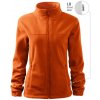 RIMECK Mikina Jacket 504 na zip, fleece, dámská MAL-504LO16 XL Oranžová (s labelem)