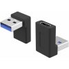 PremiumCord redukcia USB-C - USB 3.0 Male, zahnutá2 (kur31-27)