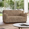 GA.I.CO poťahy FUCO biobavlna orieškové dvojkreslo 120 - 160 cm