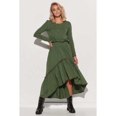 Makadamia Dress M573 Khaki