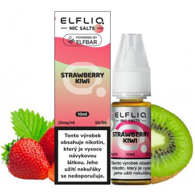ELFLIQ Nic SALT Strawberry Kiwi 10 ml objem: 10ml, nikotín/ml: 20mg
