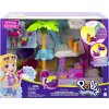 MATTEL Polly Pocket Pollyville Zábavná automyčka Plameňák, HHJ05