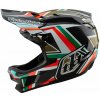 Troy Lee Designs TLD D4 Carbon, prilba - Frames Black / Gold Veľkosť: S