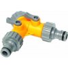 ROSA rozdvojka „Y“ s ventilmi, 2* nipel 45134