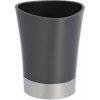 TENDANCE Kúpeľňový pohár Cuesta, sivá/s chrómovými prvkami, 250 ml