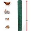 DEMA Králičie šesťhranné pletivo poplastované 25 mm, 1x25 m, drôt 0,8 mm, zelené