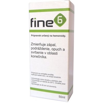 Fine6 olej na hemoroidy 50 ml od 14,39 € - Heureka.sk