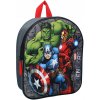 Jednokomorový predškolský batoh Avengers Vadobag pre chlapcov, odtiene šedej a striebornej farby