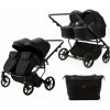 ADAMEX Kočík dvojičkový Leo Black