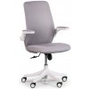 Kancelárska stolička so sieťovaným operadlom BUTTERFLY, sivá