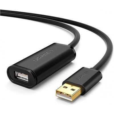 UGREEN USB 2.0 Active Extension Cable with Chipset 10 m Black 10321