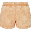 Dámske kraťasy Urban Classics Towel Washed - oranžové L