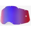 plexi Racecraft 2/Accuri 2/Strata 2, 100% - USA (modro červené chrom, Anti-fog)