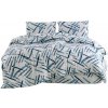 Brotex Predĺžené flanelové obliečky 140 × 220, 70 × 90 cm, Orlex blue