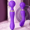 Masážna pomôcka na telo fialová (Elektrický vibračný masážny prístroj na telo – ručný masážer pre uvoľnenie svalov a regeneráciu)