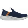 Skechers detská vychádzková obuv ULTRA FLEX 3.0 tmavo modrá oranžová biela