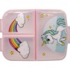 STOR Box na desiatu Jednorožec Rainbow deleny