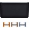 Solight Solight WO800-B- LED Vonkajšie nástenné svietidlo MODENA LED/12W/230V IP54 čierna SL1389 + záruka 3 roky zadarmo
