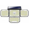 IMMAX 08499L CLOVER-2 Vonkajšie solárne nástenné LED svietidlo 1,5W 350lm 6500K/3000K IP44