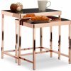 Príručný stolík COPPER v sade 2 ks RD1268 medená