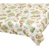 Bellatex Obrus Veľká noc Zajačik kvet béžová 100x100cm