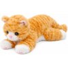 Plyšová mačka ležiaca ryšavá 38 cm