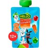 HELLO ovocná kapsička s mrkvou 12× 100 g