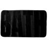 Kúpeľňová predložka BATH 75 x 45 cm,čierná