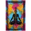 Ancient Wisdom Nástenná plachta/Prikrývka Chakra Buddha 130 x 200 cm
