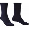 Ponožky Bridgedale Liner Thermal Boot - 2ks Navy L (44-47 EU)