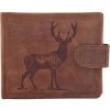 Pánska kožená peňaženka s motívom JELEŇ Mercucio