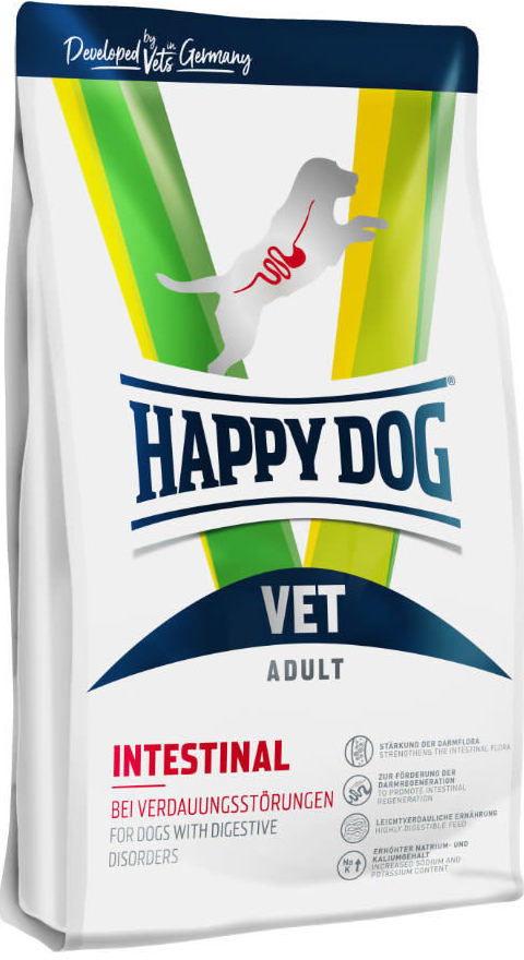 Happy Dog VET DIET Intestinal pri tráviacich poruchách 12,5 kg