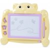 FunPlay B92881 Detská tabuľka na kreslenie LEVÍK s príslušenstvom, 29x24cm, žltá