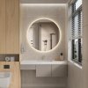Erga Sofia, okrúhle LED zrkadlo 120cm, 2760 lm, 3 farby svetla