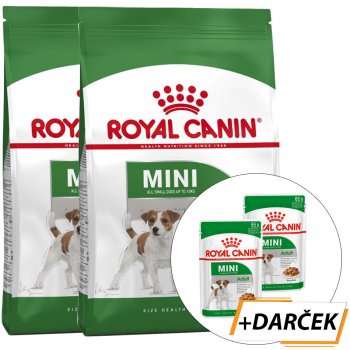 Royal Canin Mini Adult 8 kg + kapsičky Mini Adult 12 x 85 g