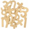 Bigjigs Toys Drevené číslice so znamienkami