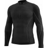 Funkční triko s dlouhým rukávem ke krku zip K-THERMO, chlapecké TECSO (černá, vel. 11-13 let)