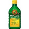 MOLLER´S Omega 3 RYBÍ OLEJ Citrónová príchuť z pečene tresiek 250 ml