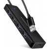 Axagon HUE-C1A, USB-A napájací konektor, cestovný hub HUE-C1A