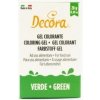 Gelová barva zelená 28 g Decora
