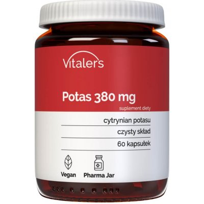 Vitaler's Citrát draselný 380 mg 60 kapsúl