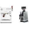 Ascaso Steel DUO PID PLUS, White&Wood + Eureka Mignon Zero 65 All Purpose, CR chrome
