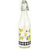 Fľaša s patentným uzáverom 540 ml citrón