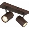 GLOBO 57919-2 JAMES stropné bodové svietidlo/spot 2xGU10 bronzová hnedá