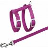 Trixie Postroj s vodítkom pre mačku jednofarebný 22-42cm/10mm 1,25m